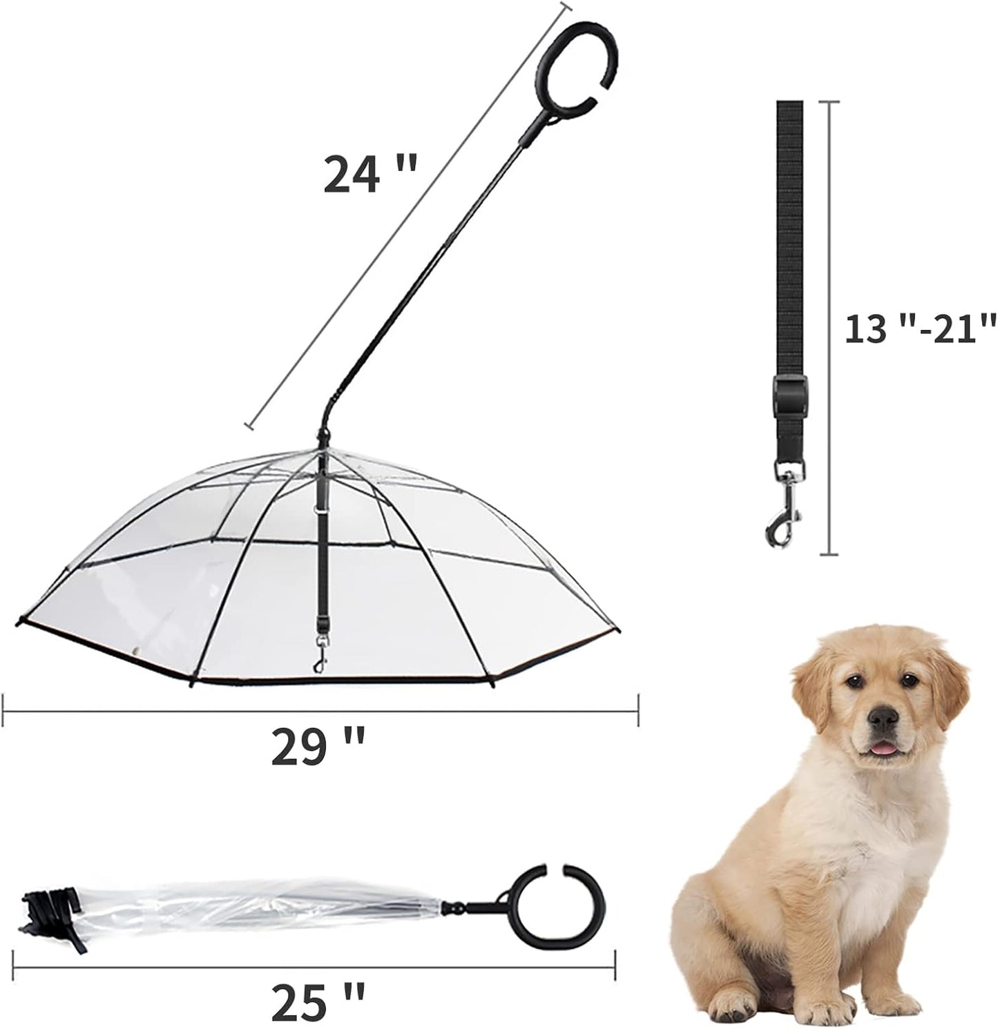 RAINPROOF DOG STROLL UMBRELLA