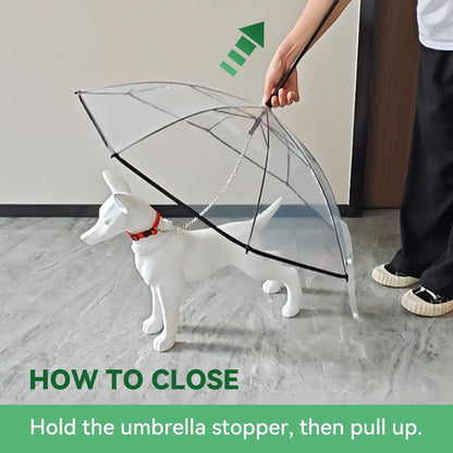 RAINPROOF DOG STROLL UMBRELLA