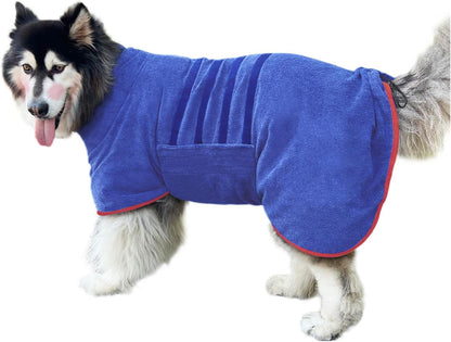 COZY PET BATHROBE WRAP