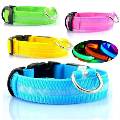 LED ADJUSTABLE DOG COLLAR