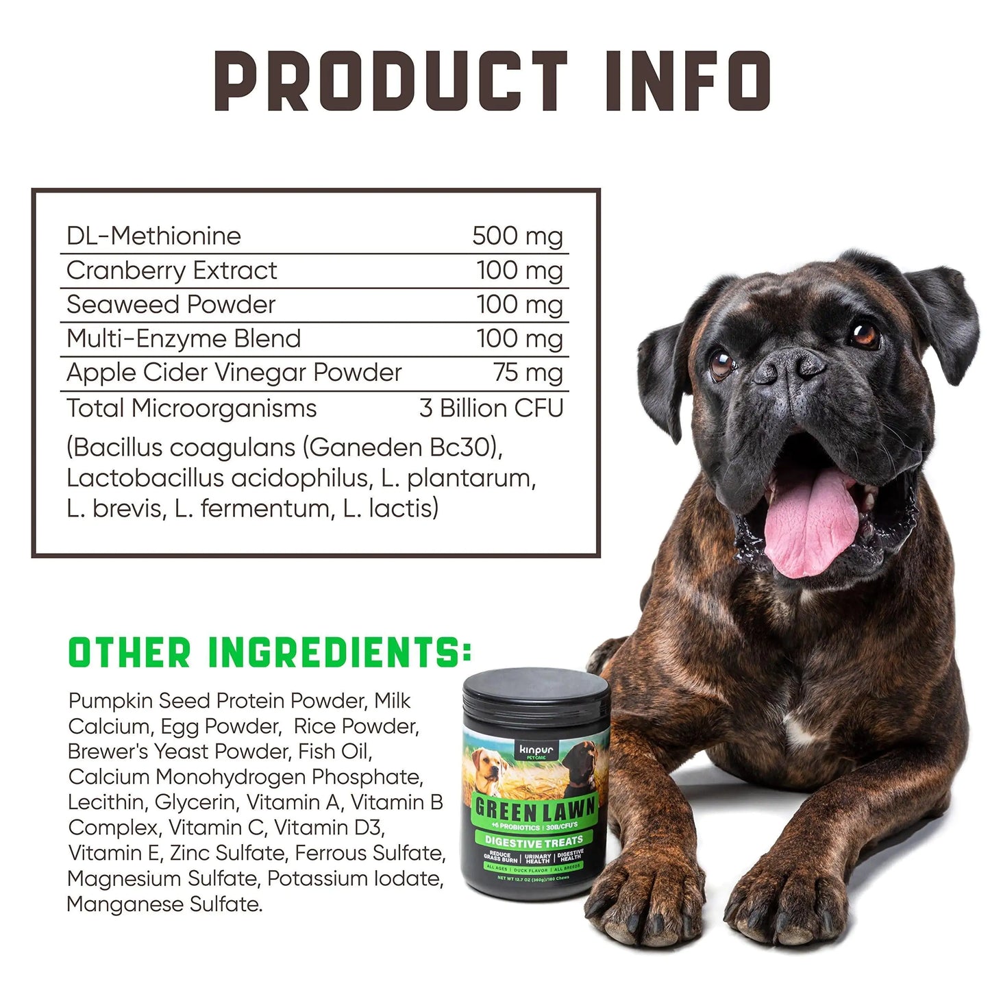 LAWN PROTECT DOG CHEWS WITH CRANBERRY & ACV