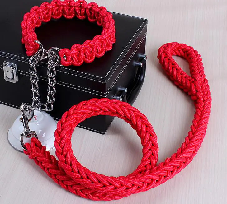 DURABLE LEASH SET FOR LARGE DOGS