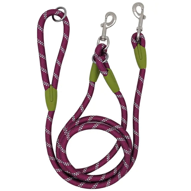 TRACTION ROPE REFLECTIVE NYLON DOG LEASH