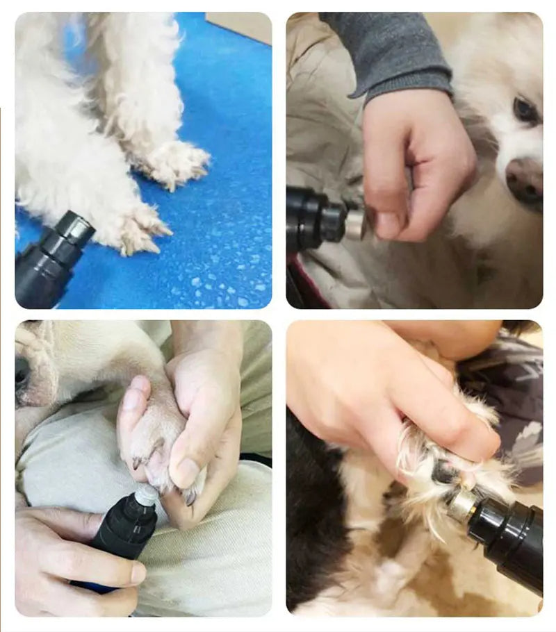 RECHARGEABLE ELECTRIC DOG NAIL GRINDER