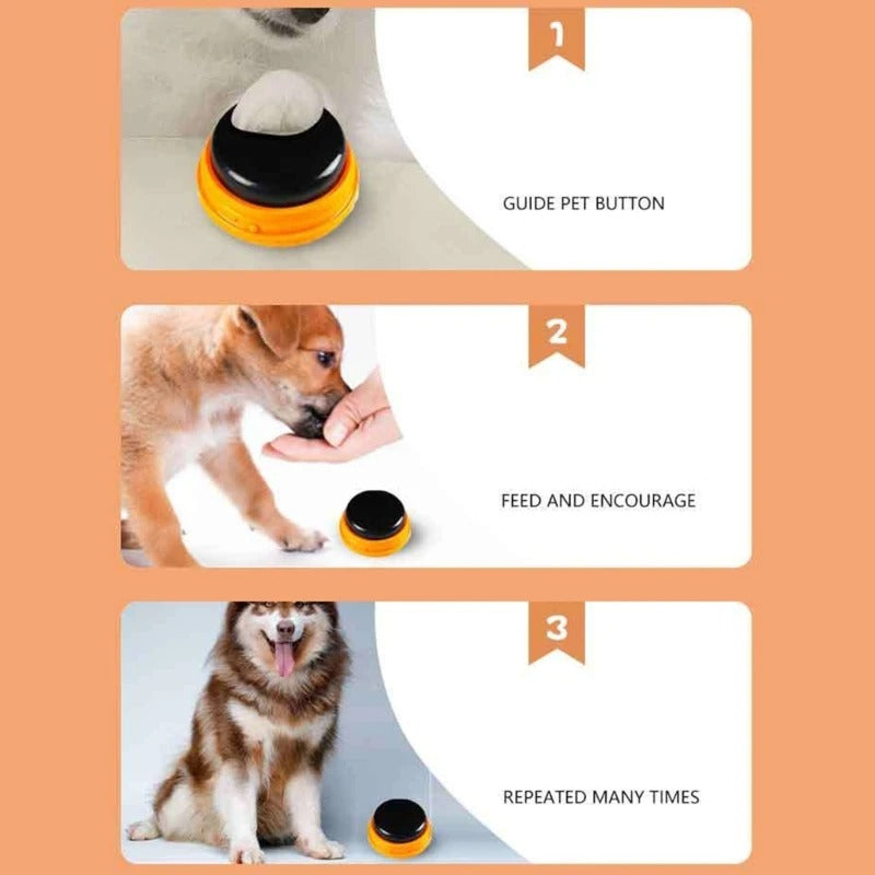 INTERACTIVE DOG PERSONALIZED SOUND BUTTONS