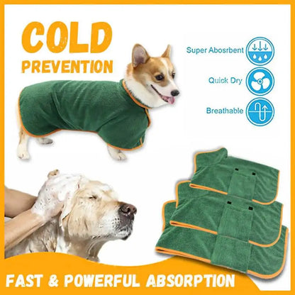 COZY PET BATHROBE WRAP