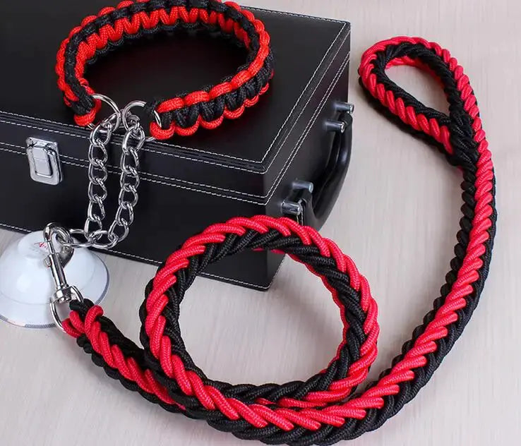 DURABLE LEASH SET FOR LARGE DOGS